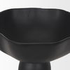 Radka Small Matte Black Metal Decorative Bowl, by Mercana, 15.55" length x 11.22" width x 6.75" height thumbnail 7