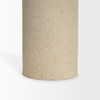 Qamra Tall Beige Textured Metal Pillar Candle Holder Candle Holder thumbnail 7