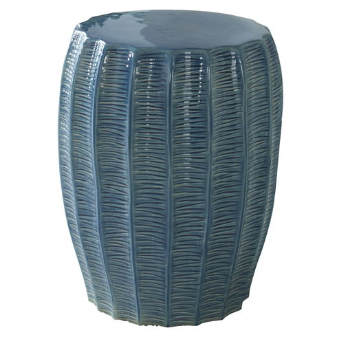 Harbor Aqua Blue Garden Stool