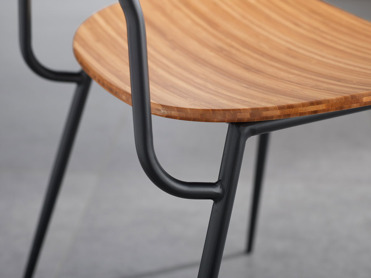 Soho Chair, Amber (Set of 2), Dining Chair by Greenington, 20" length x 19.25" width x 31.5" height View 3