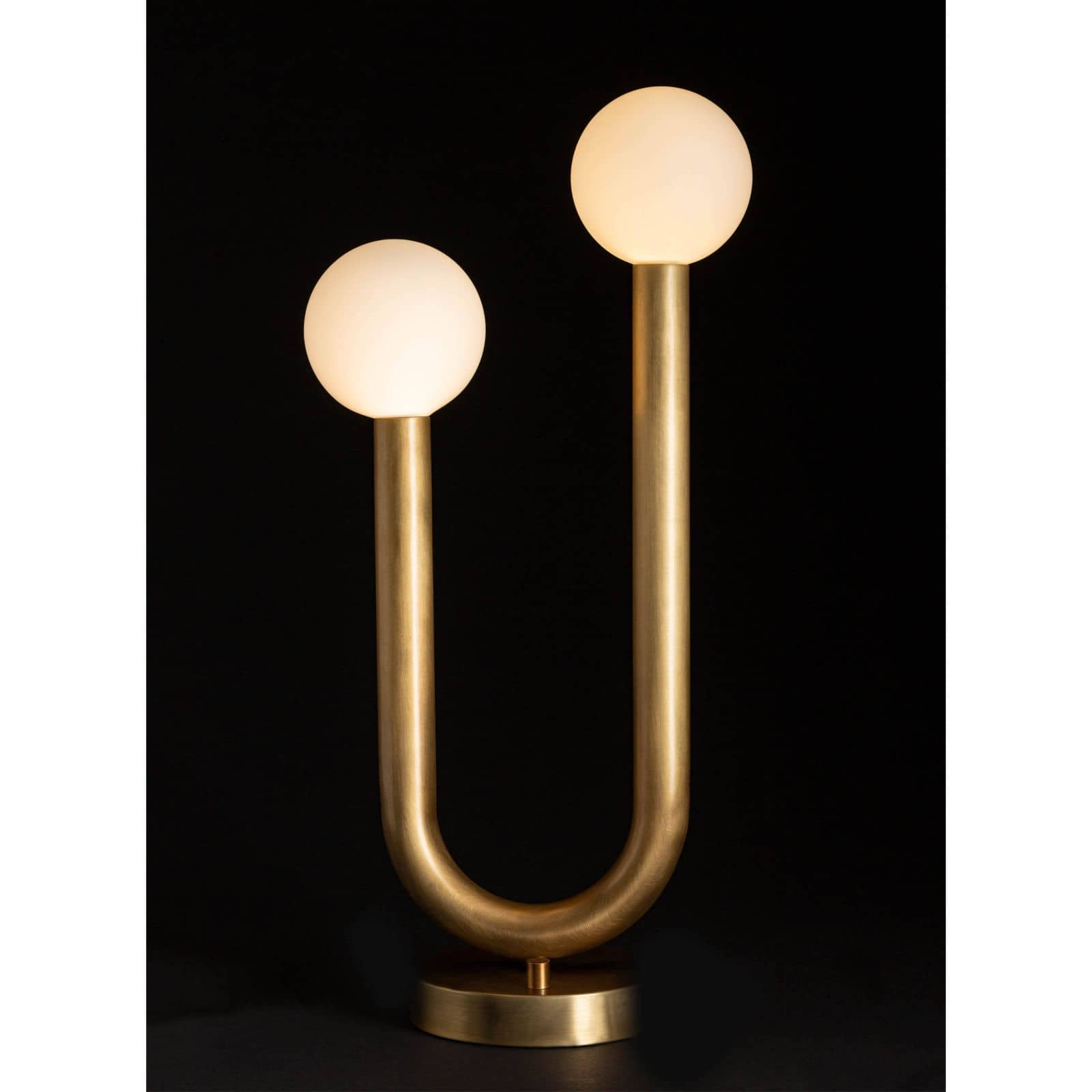 Happy Table Lamp (Natural Brass), by Regina Andrew Detroit, 11.25" width x 24.25" height x 6.5" depth thumbnail 2