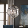Vicentina 6 Light Sphere Pendant, Ceiling Light by Uttermost, 28.75" height x 22" diameter thumbnail 2