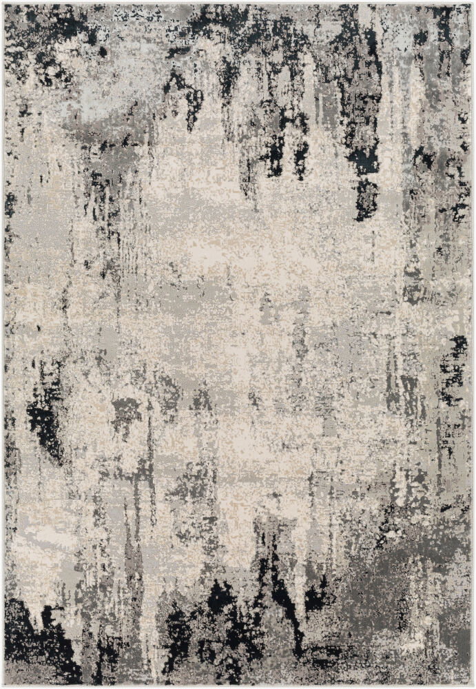 Impulse Machine Woven Rug, by Surya, 7'2.61" length x 5'2.99" width