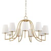 Seville 9 Light Gold Chandelier, Pendant by Uttermost, 21.62" height x 42" diameter thumbnail 5