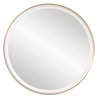Crofton Lighted Brass Round Mirror, by Uttermost, 2'8" width x 2'8" height x 2.12" depth thumbnail 13