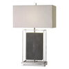 Sakana Gray Textured Table Lamp thumbnail 0