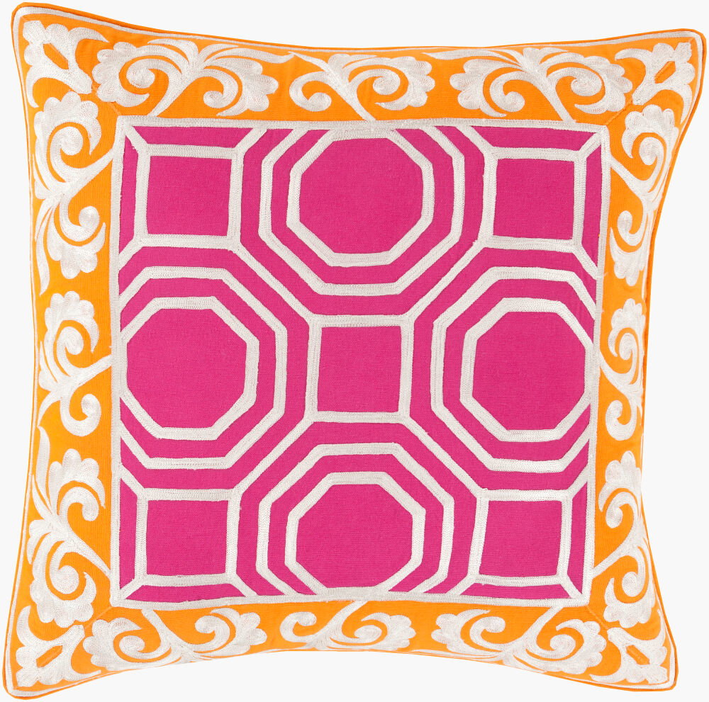 Bel Ami Accent Pillow, Decorative Pillow by Surya, 18" length x 18" width