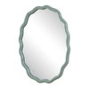 Isly Robin's Egg Blue Oval Mirror, by Uttermost, 24" width x 31.75" height x 1.25" depth thumbnail 4