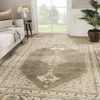 Jaipur Living Farwell Handknotted Medallion Blue Ivory Area Rug thumbnail 5