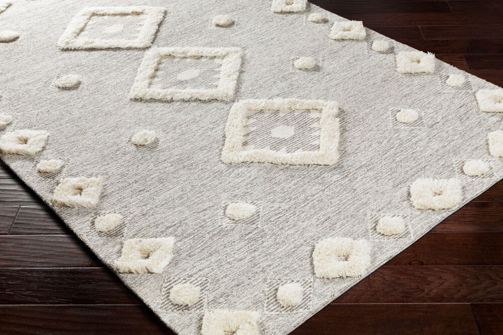 Cherokee Handmade Rug, by Surya, 1'6" length x 1'6" width