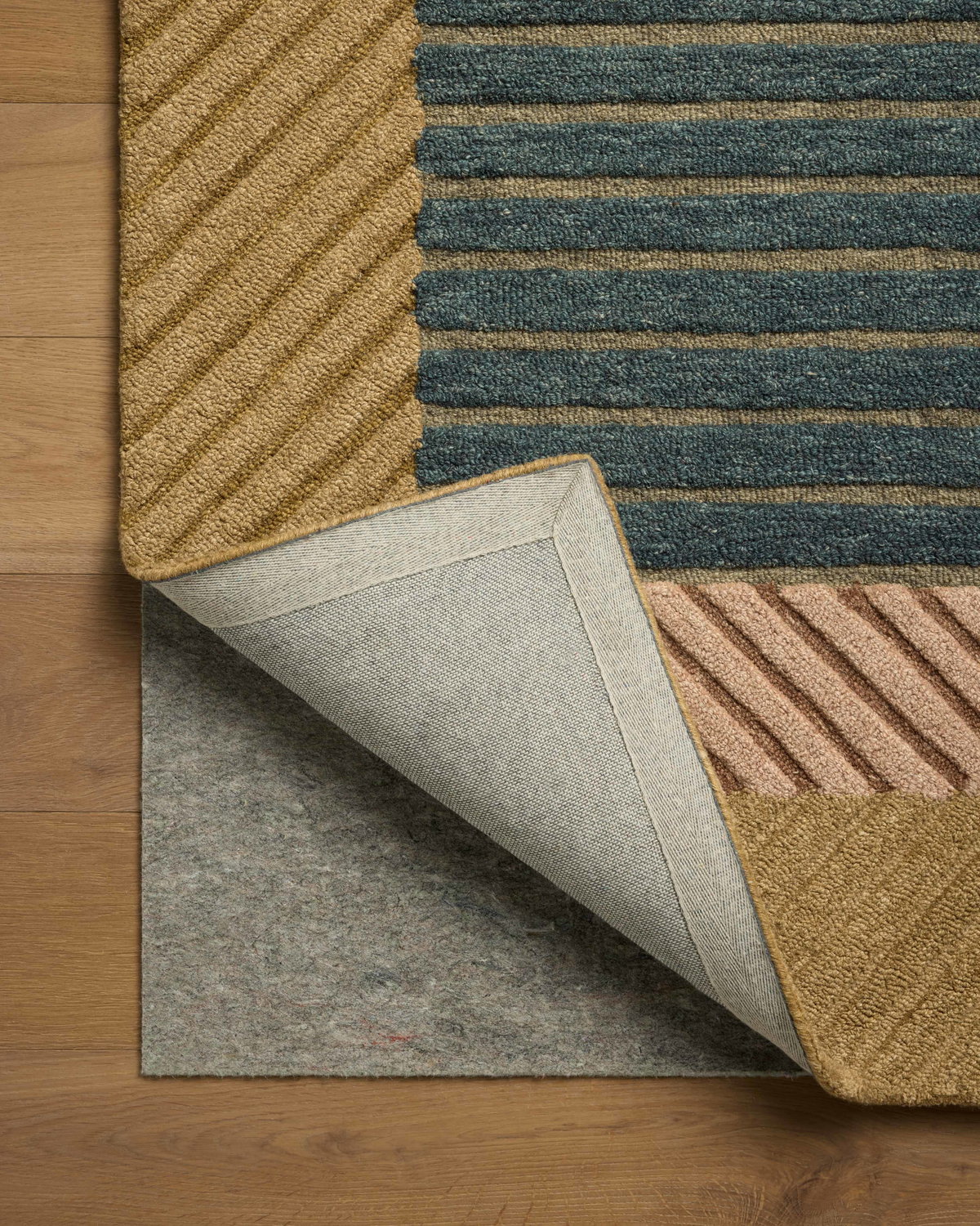 Brigette Romanek x Loloi Madi Rug, 1'6" length x 1'6" width View 7
