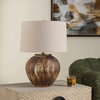 McKinley Textured Brown Table Lamp, by Uttermost, 16" width x 22.5" height x 16" depth thumbnail 3