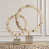 Ivory Fusion Stone Rings Set/2, Decorative by Uttermost, 16.5" width x 22.75" height x 16.5" depth thumbnail 2