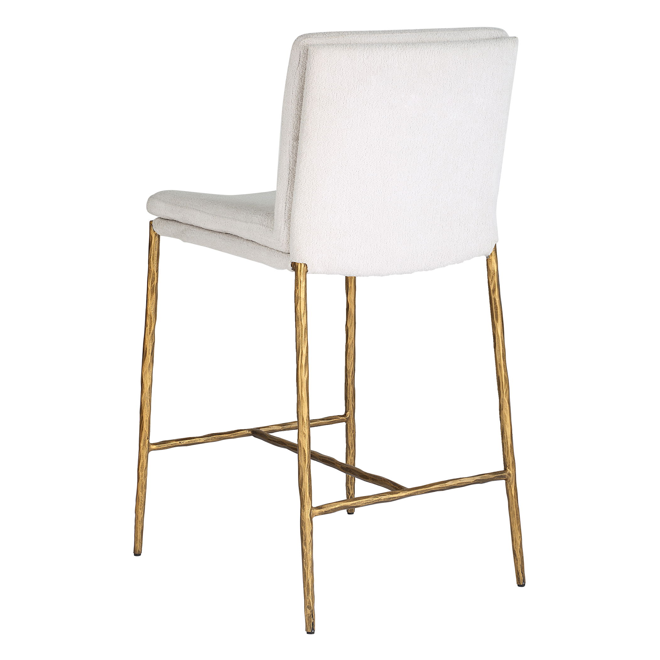 Ascend White Counter Stool large image 