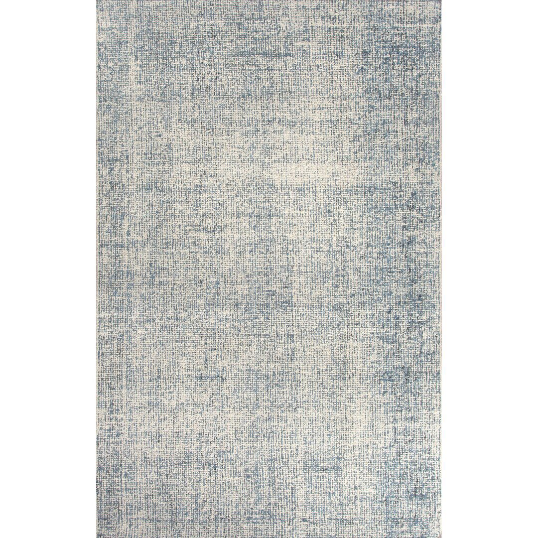 Ivory/Blue Area Rug large image 