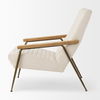 Grosjean Cream Boucle Accent Chair thumbnail 2