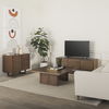 Grier Medium Brown Wood with Cane 2 Door Accent Cabinet thumbnail 1