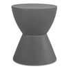 Hourglass Outdoor Stool Dark Grey thumbnail 1