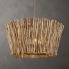 Rhea 4 Light Wood Branch Chandelier thumbnail 1