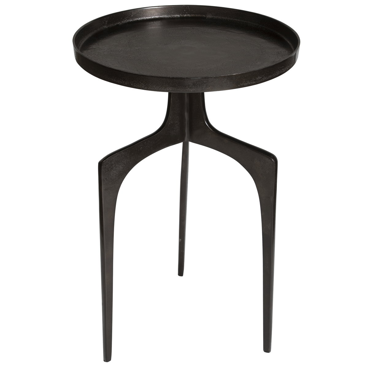 Kenna Bronze Accent Table, Side & End Table by Uttermost, 16" width x 25" height x 16" depth View 1
