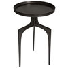 Kenna Bronze Accent Table, Side & End Table by Uttermost, 16" width x 25" height x 16" depth thumbnail 1