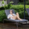 Bea Outdoor Pool Chaise, Outdoor Chaise Lounge by Uttermost, 6'6.75" width x 1'0.5" height x 2'3.5" depth thumbnail 5