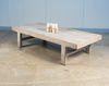 Large Wood Panel Coffee Tbl, French Grey, Coffee Table by Sarreid, 80" length x 37" width x 19" height thumbnail 13