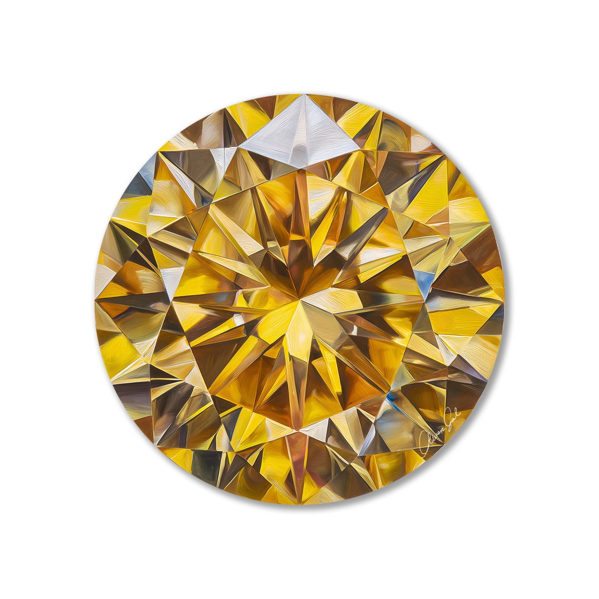 Sunflower Orb II (No Embellishment), Art by Oliver Gal,  20 View 1