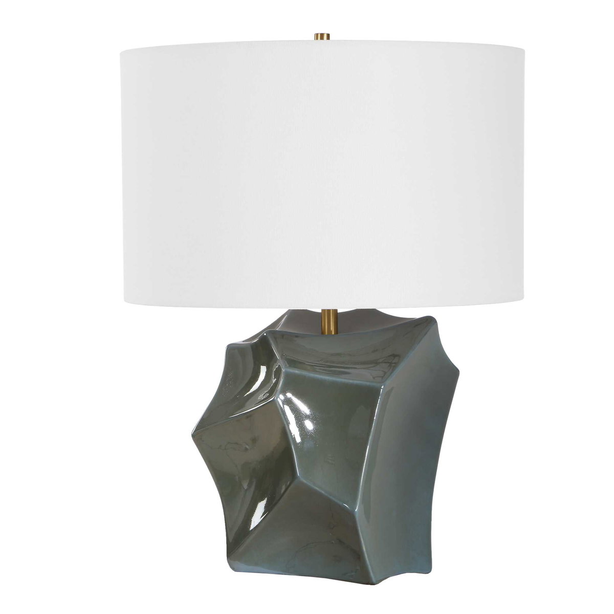 Prisma Smoky Bronze Table Lamp, by Uttermost, 18" width x 24" height x 18" depth View 5
