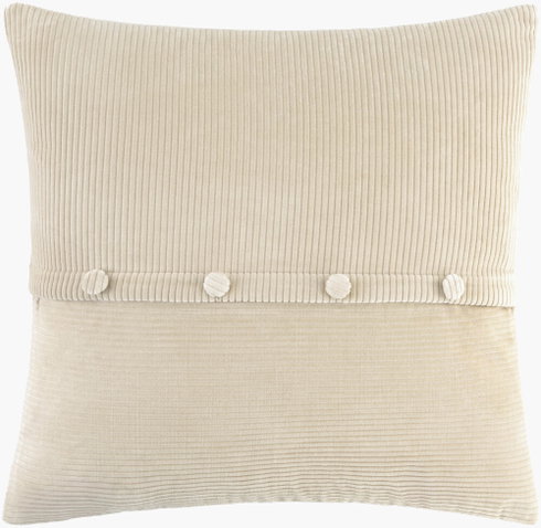 Corduroy Quarters Accent Pillow