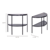 Aurora Side Table Black Marble thumbnail 7