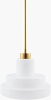 Nozay Pendant, by Surya, 11" length x 11" width x 4" height thumbnail