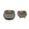 Stratum Oval Brass Bowls Set/2, Decorative Tray by Uttermost, 33.75" width x 4" height x 9.75" depth thumbnail 4