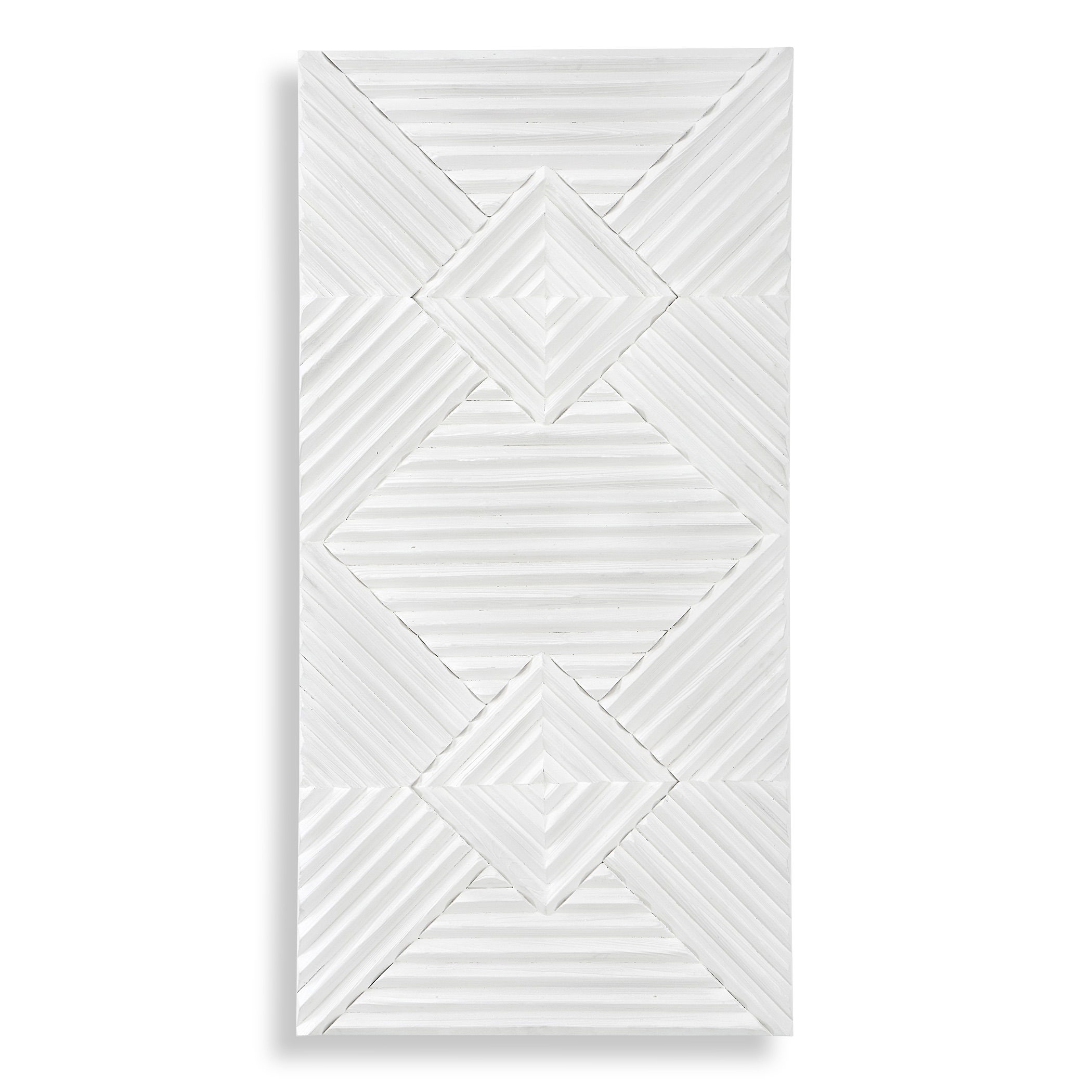 Nexus Wood Geometric Wall Decor large image 