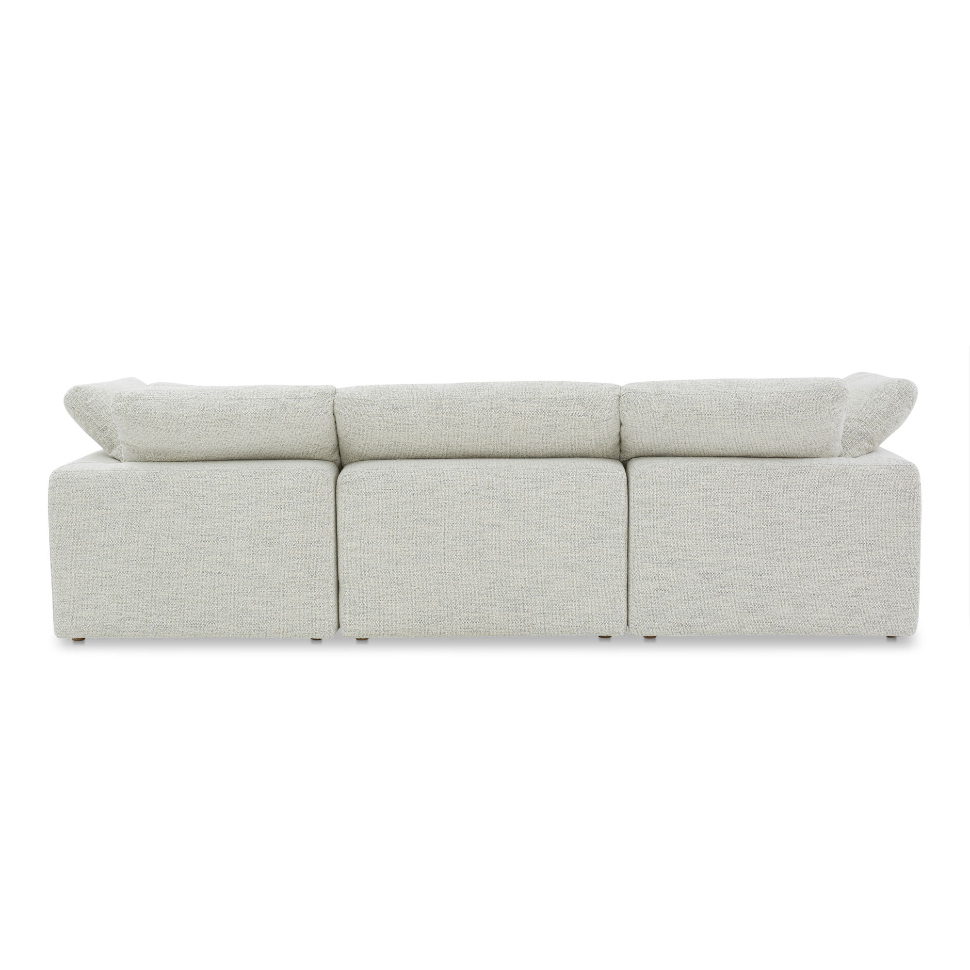 Terra Modular Sofa Coastside Sand, Sectional Sofa by Moe's Home, 114" width x 32" height x 38" depth View 4