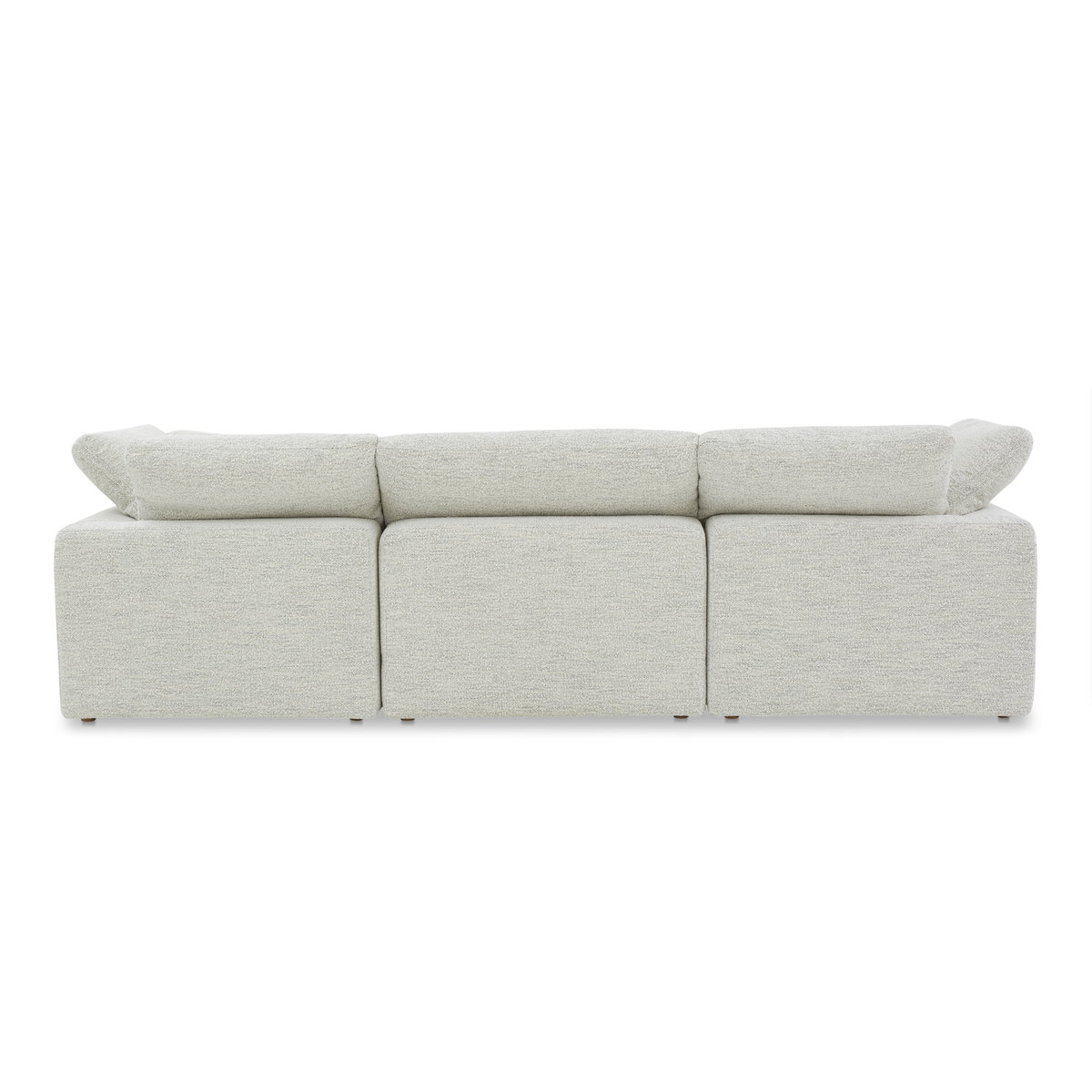 Terra Modular Sofa Coastside Sand, Sectional Sofa by Moe's Home, 114" width x 32" height x 38" depth View 4