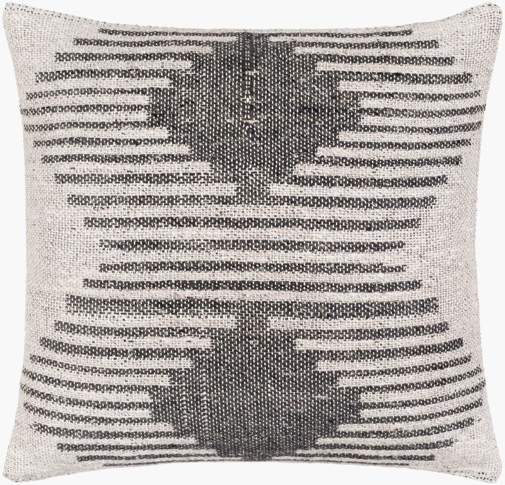 Lewis Lumbar Pillow Down, Decorative Pillow by Surya, 14" length x 22" width