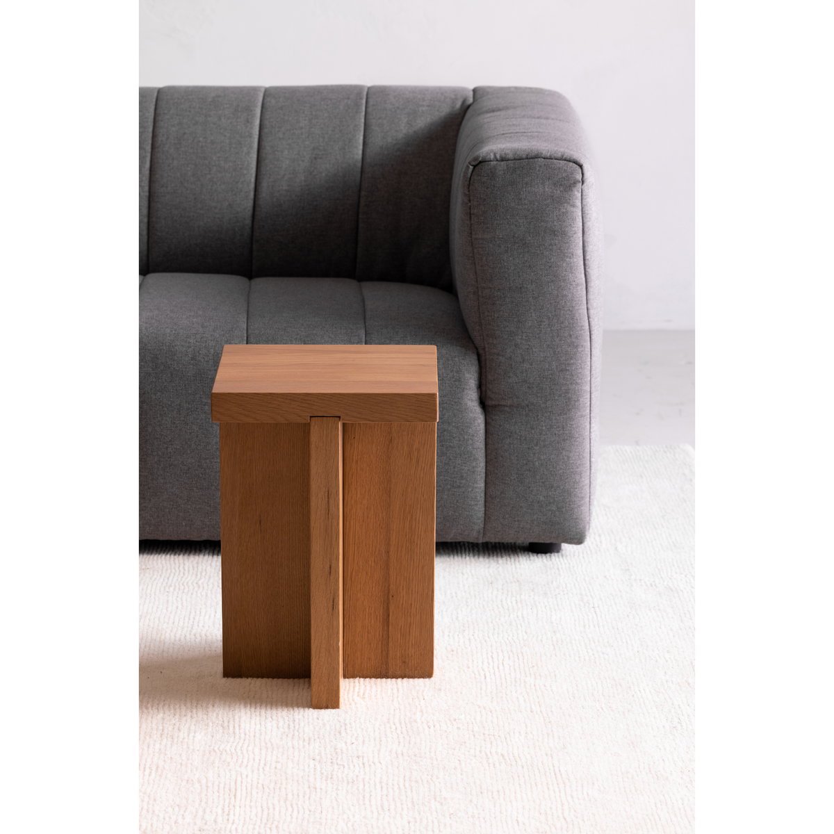 Folke Side Table Natural, Side & End Table by Moe's Home, 13" width x 19" height x 13" depth View 6