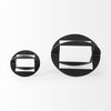 Cusco 6.0 L x 6.0 W x 6.0 H Black Iron Small Gunmetal Geometric Decorative Object, by Mercana, 6" length x 6" width x 6" height thumbnail 6