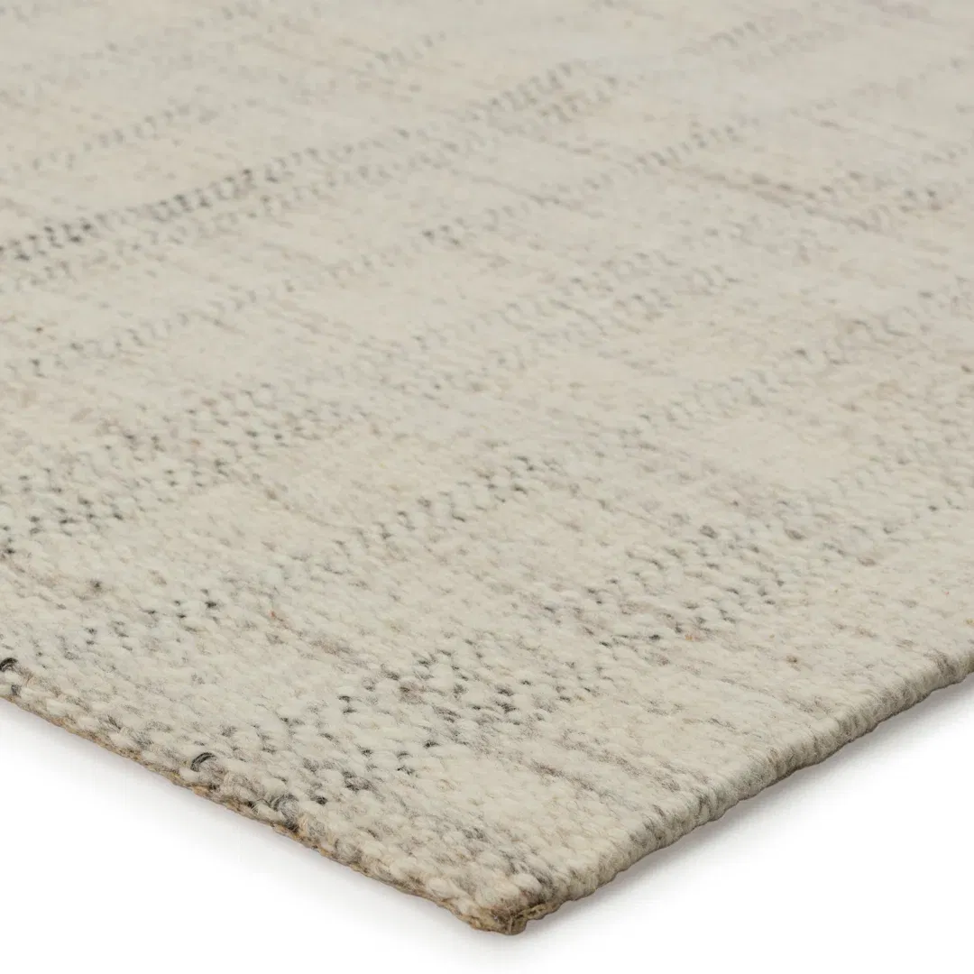 Marietta Handmade Striped Cream/ Black Area Rug (8'X10') large image 