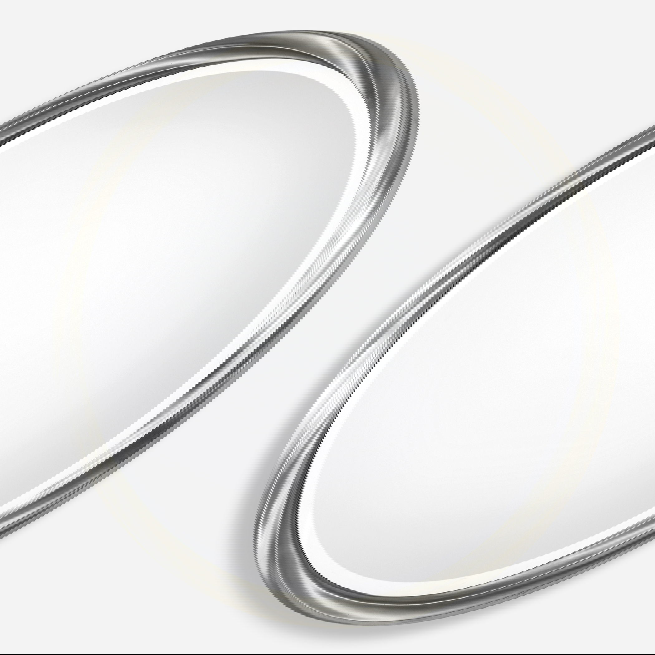 Orion Silver Round Mirror, by Uttermost, 36" width x 36" height x 1.25" depth View 1