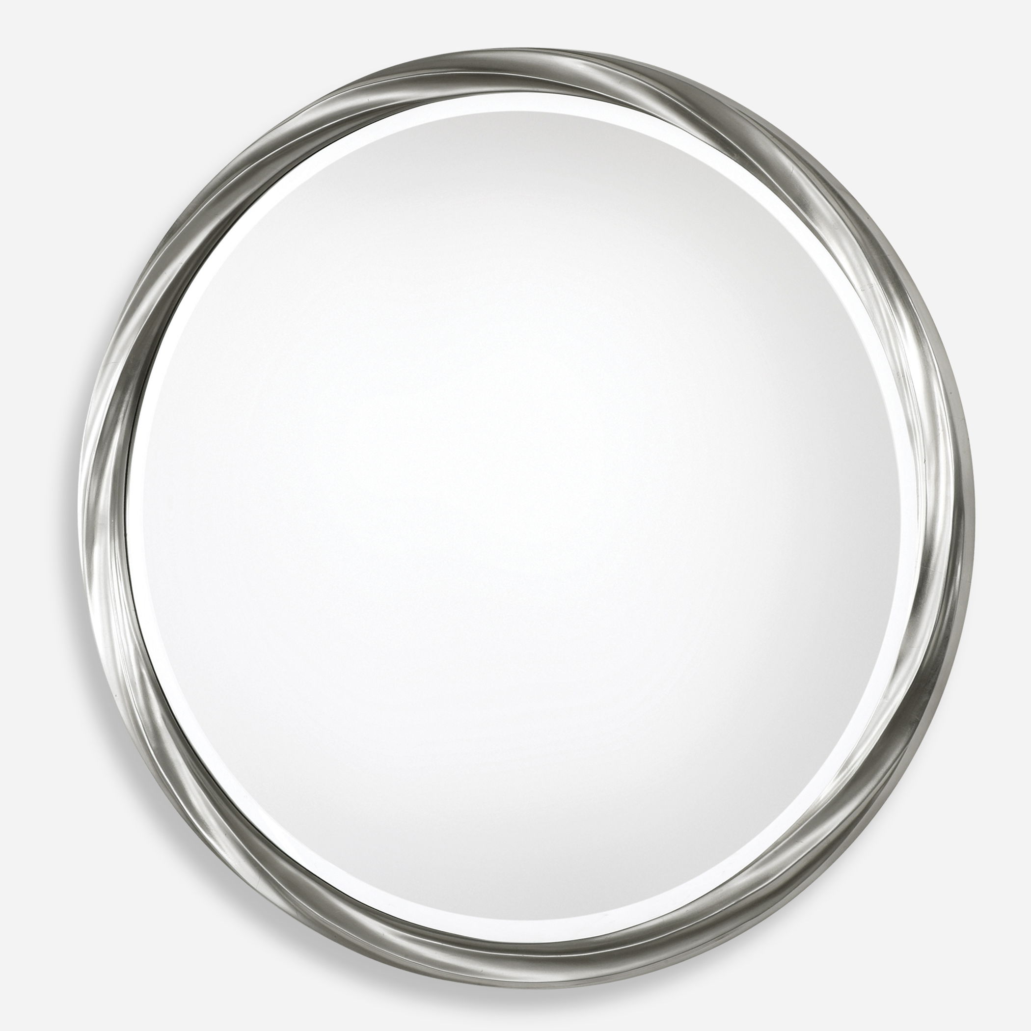 Orion Silver Round Mirror large image 