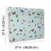 Butterfly House Light Blue Wallpaper thumbnail 6