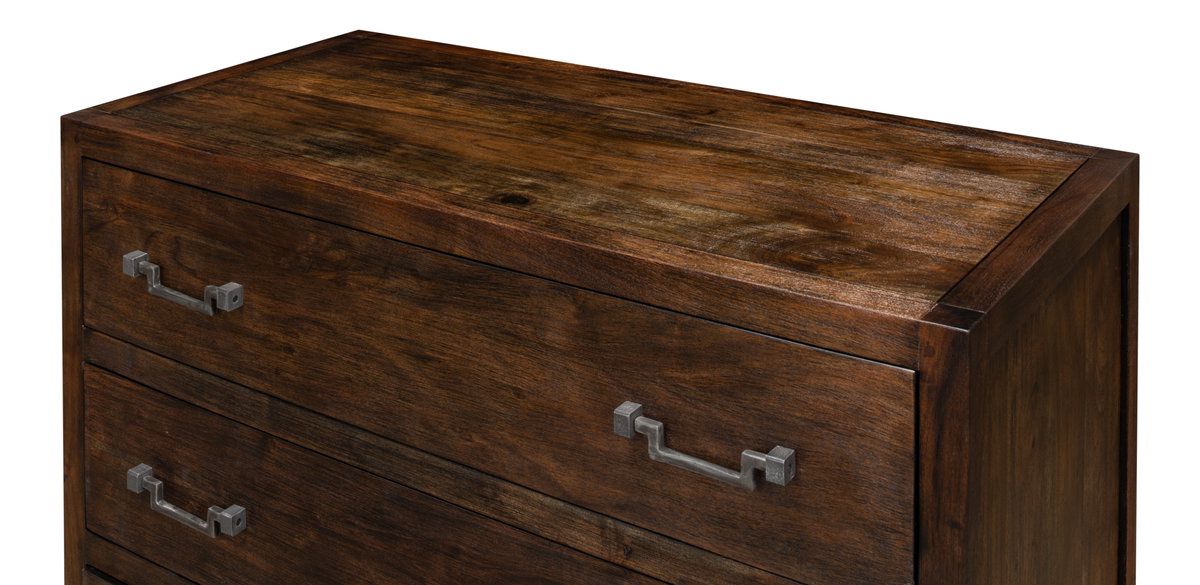 Bauhaus Chest Of Drawers, by Sarreid, 1'7" length x 3'4" width x 2'11" height View 10