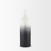 Townley Small White with Black Ombre Metal Vase thumbnail 3