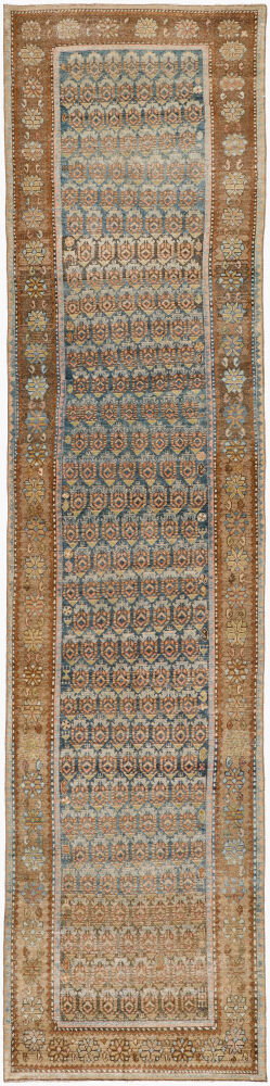 Antique One of a Kind Handmade Rug, by Surya, 14'2" length x 3'3" width