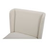 Cormac Rolling Dining Chair Cream, by Moe's Home, 24" width x 33" height x 26" depth thumbnail 2