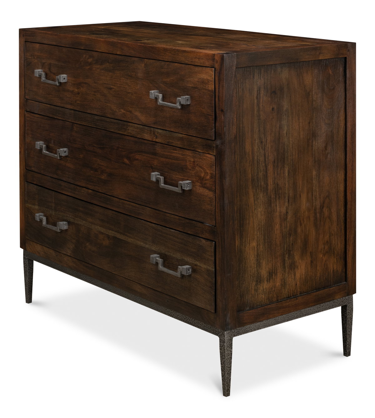 Bauhaus Chest Of Drawers, by Sarreid, 1'7" length x 3'4" width x 2'11" height View 7