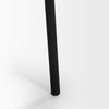 Brently Dining Chair with Cream Boucle Fabric & Matte Black Metal Legs thumbnail 10