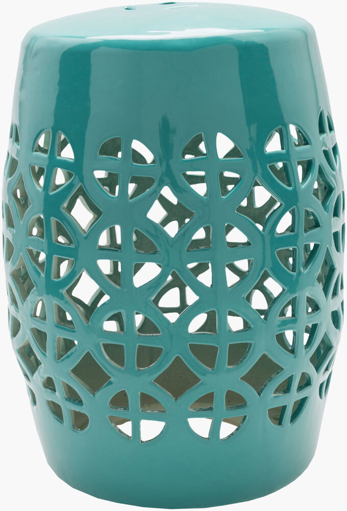 Ridgeway Garden Stool, Outdoor Furniture by Surya, 1'1" width x 1'5" height